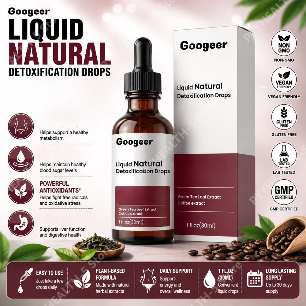 Green Herbal Wellness - หยดสมุนไพรผสมสารสกัดชาเขียว สารสกัดกาแฟ น้ำมันเมล็ดองุ่น และดอกนัตซูเทียม สูตรเพื่อสุขภาพทั่วไป ขนาด
