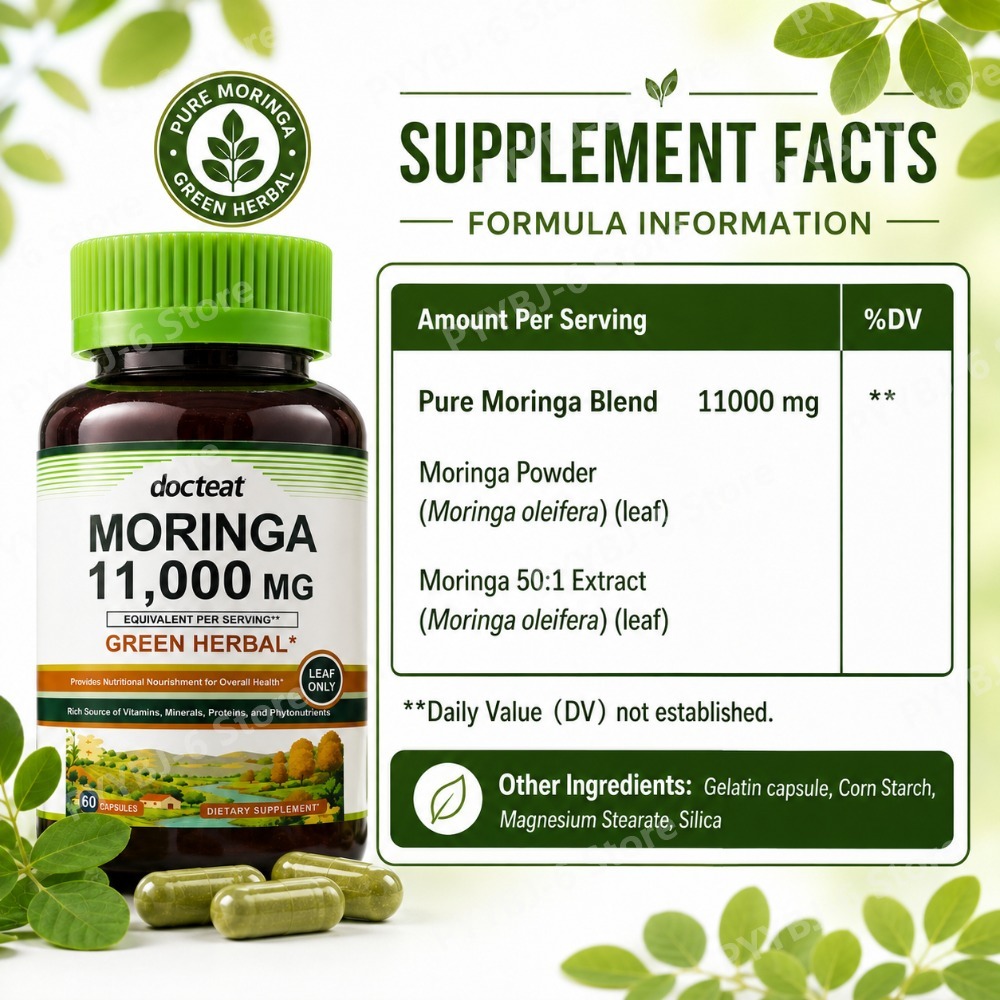 มอริงก้า 11000 มก. อาหารเสริมส - Green Herbal Wellness บทวิจารณ์และราคา