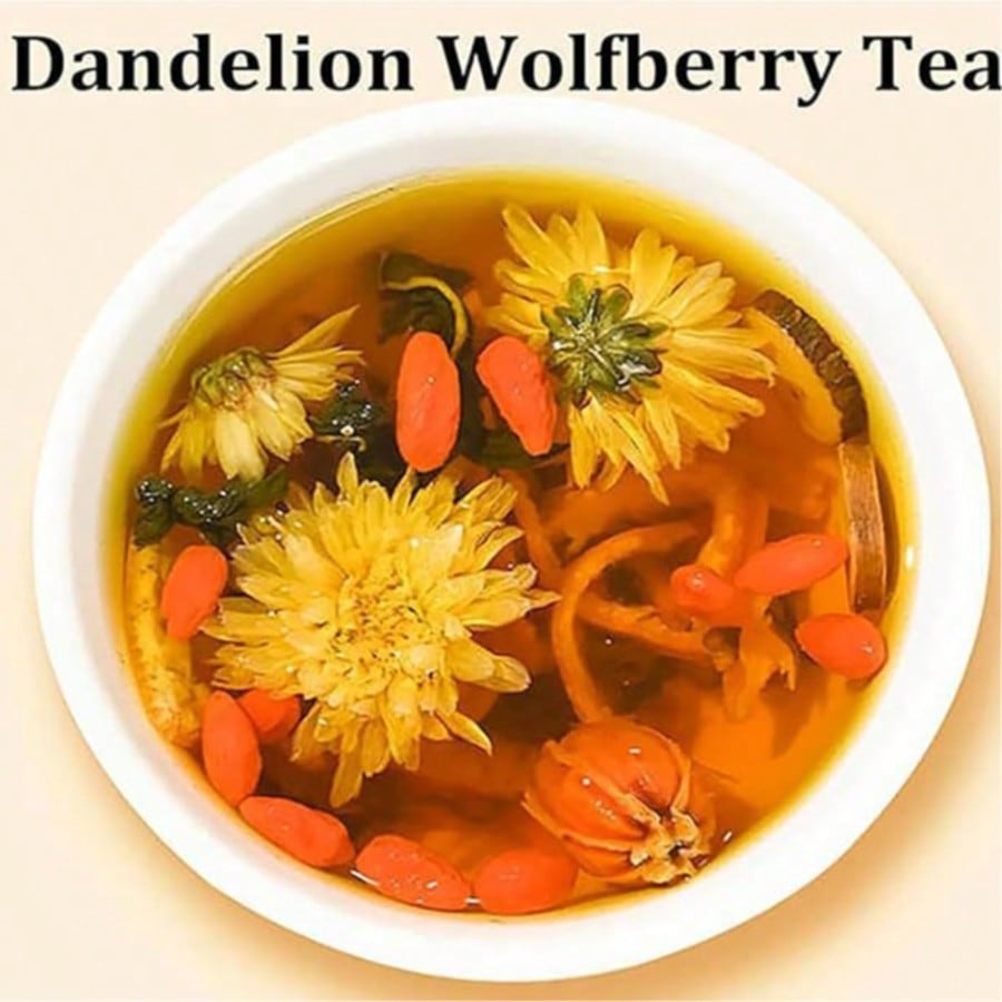 ชาสมุนไพรแดนดิไลออนและโกจิเบอร - Wellness Herbal Tea Blends บทวิจารณ์และราคา